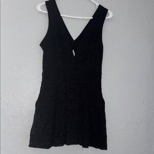 Free People Black Fit and Flare Mini Dress 104